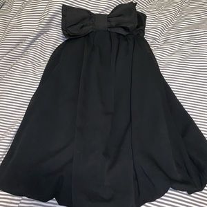 Black Bow Tie Dress